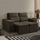 Sofá Luxemburgo 2 Lugares Retrátil Reclinável 1,50m Yescasa M