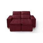 Sofá Luxemburgo 2 Lugares Retrátil Reclinável 1,50m Yescasa V