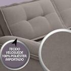 Sofá Luxor 2,10m Assento Com Braço Retrátil E Reclinável Velo