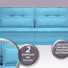 Sofá Luxor 2,30m Assento Com Braço Retrátil E Reclinável Velo