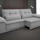 Sofá Luxor 2,30m Assento Com Braço Retrátil E Reclinável Velo