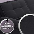 Sofá Luxor 2,30m Assento Com Braço Retrátil E Reclinável Velo