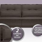 Sofá Luxor 2,30m Assento Com Braço Retrátil E Reclinável Velo