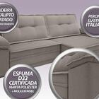 Sofá Luxor 2,30m Assento Com Braço Retrátil E Reclinável Velo