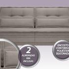 Sofá Luxor 2,30m Assento Com Braço Retrátil E Reclinável Velo