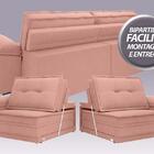 Sofá Luxor 2,30m Assento Com Braço Retrátil E Reclinável Velo