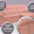 Sofá Luxor 2,30m Assento Com Braço Retrátil E Reclinável Velo