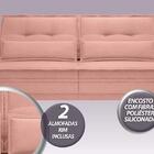 Sofá Luxor 2,30m Assento Com Braço Retrátil E Reclinável Velo