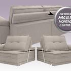 Sofá Luxor 2,50m Assento Com Braço Retrátil E Reclinável Velo