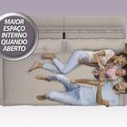 Sofá Luxor 2,50m Assento Com Braço Retrátil E Reclinável Velo