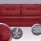 Sofá Luxor 2,50m Assento Com Braço Retrátil E Reclinável Velo