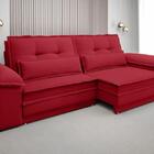 Sofá Luxor 2,70m Assento Com Braço Retrátil E Reclinável Velo