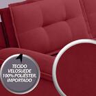 Sofá Luxor 2,70m Assento Com Braço Retrátil E Reclinável Velo