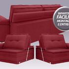 Sofá Luxor 2,70m Assento Com Braço Retrátil E Reclinável Velo