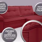 Sofá Luxor 2,70m Assento Com Braço Retrátil E Reclinável Velo