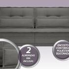 Sofá Luxor 2,90m Assento Com Braço Retrátil E Reclinável Velo