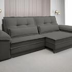 Sofá Luxor 2,90m Assento Com Braço Retrátil E Reclinável Velo