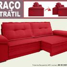 Sofá Luxor 2,90m Assento Com Braço Retrátil E Reclinável Velo