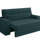 Sofá Mac 1,50m Assento Retrátil/reclinável Suede Petroleo - X