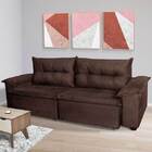 Sofá Maestro Retrátil E Reclinável Café – Ws Estofados