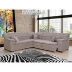 Sofá Magno 2.37x2.37m De Canto, Retrátil E Reclinável - Avelã