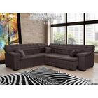 Sofá Magno 2.37x2.37m De Canto, Retrátil E Reclinável - Marrom