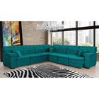 Sofá Magno 3.32x3.32m De Canto, Retrátil E Reclinável - Verde