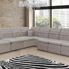 Sofá Magno 3.32x4.57m De Canto, Retrátil E Reclinável - Avelã