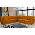 Sofá Magno 3.77x3.32m De Canto, Retrátil E Reclinável - Terra