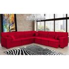 Sofá Magno 3.77x3.32m De Canto, Retrátil E Reclinável - Verme