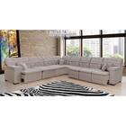 Sofá Magno 3.77x4.57m De Canto, Retrátil E Reclinável - Avelã