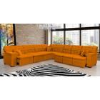 Sofá Magno 3.77x4.57m De Canto, Retrátil E Reclinável - Terra