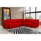 Sofá Magno 3.97x2.57m De Canto, Retrátil E Reclinável - Verme