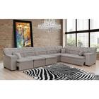 Sofá Magno 4.57x2.57m De Canto, Retrátil E Reclinável - Avelã