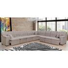 Sofá Magno 4.57x4.57m De Canto, Retrátil E Reclinável - Avelã