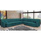 Sofá Magno 4.57x4.57m De Canto, Retrátil E Reclinável - Verde