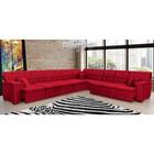 Sofá Magno 4.57x4.57m De Canto, Retrátil E Reclinável - Verme