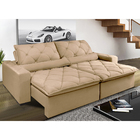 Sofá Magnum 2,02m Retrátil, Reclinável Com Molas No Assento E