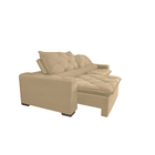 Sofá Magnum 2,62m Retrátil, Reclinável Com Molas No Assento E