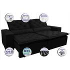 Sofá Magnum 2,82m Retrátil, Reclinável, Molas No Assento E Al