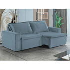 Sofa Malibu 2 Lugares 180 Cm Pes De Madeira Talento Móveis