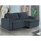 Sofa Malibu 2 Lugares 180 Cm Pes De Madeira Talento Móveis