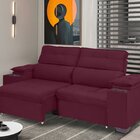 Sofá Manaus 200cm Retrátil Reclinável Marsalha