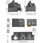 Sofá Manaus Modular 6 Lugares 3.05 Mt Retrátil E Reclinável V
