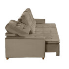 Sofá Manaus Modular 6 Lugares Retrátil E Reclinável Veludo No