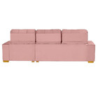 Sofá Manaus Modular 6 Lugares Retrátil E Reclinável Veludo No