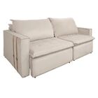 Sofá Manila 230cm - Bege Marrom