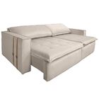 Sofá Manila 230cm - Bege Marrom