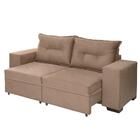 Sofá Marrocos Retrátil 2,00 Mts Pluma Castor