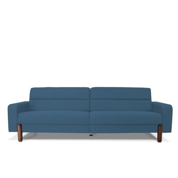 Sofá Marvin 4 Lugares 260cm B170 Azul Domi